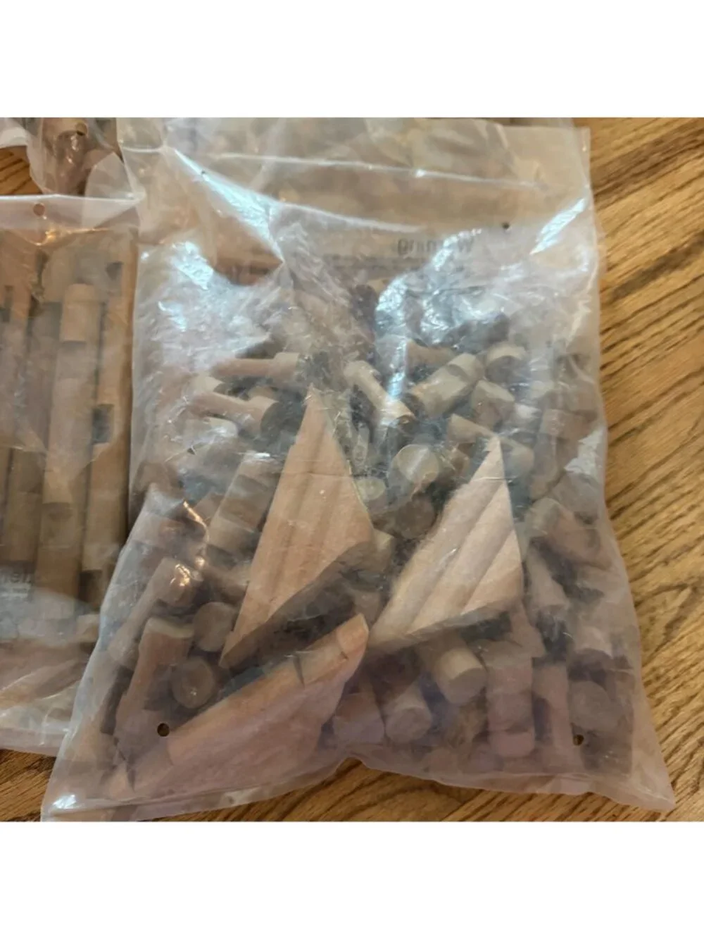 Log cabin building Block Pieces New in Bag Various Sizes